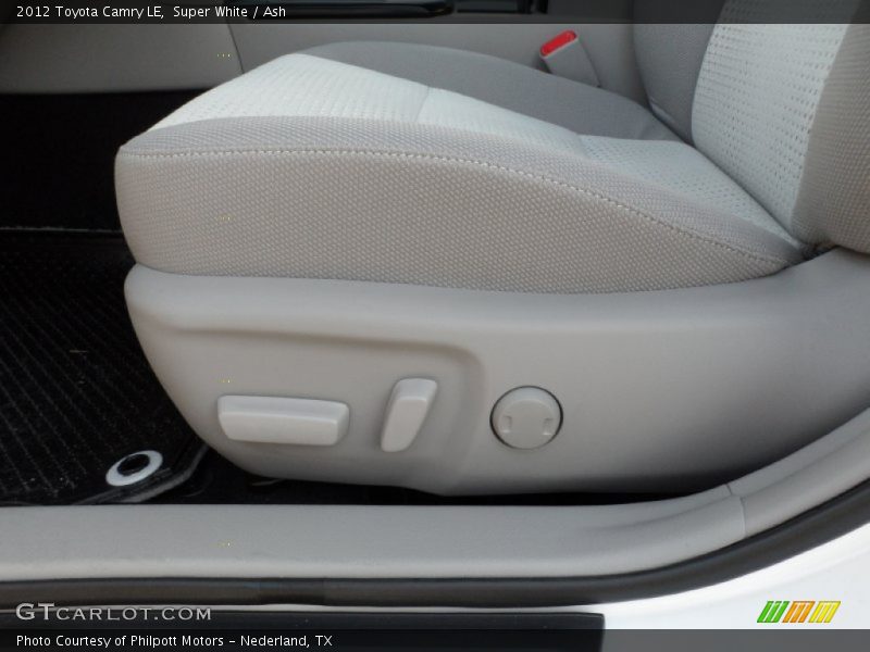Super White / Ash 2012 Toyota Camry LE