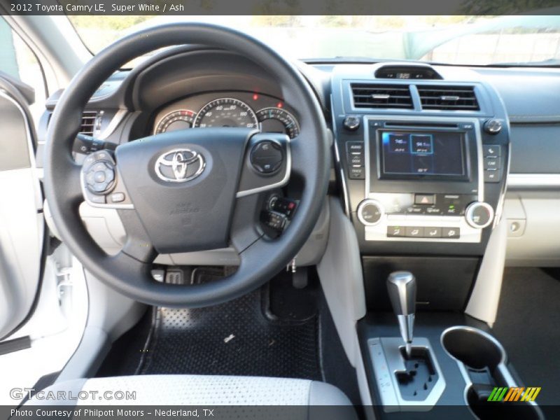 Super White / Ash 2012 Toyota Camry LE