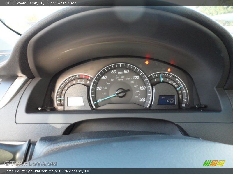 Super White / Ash 2012 Toyota Camry LE