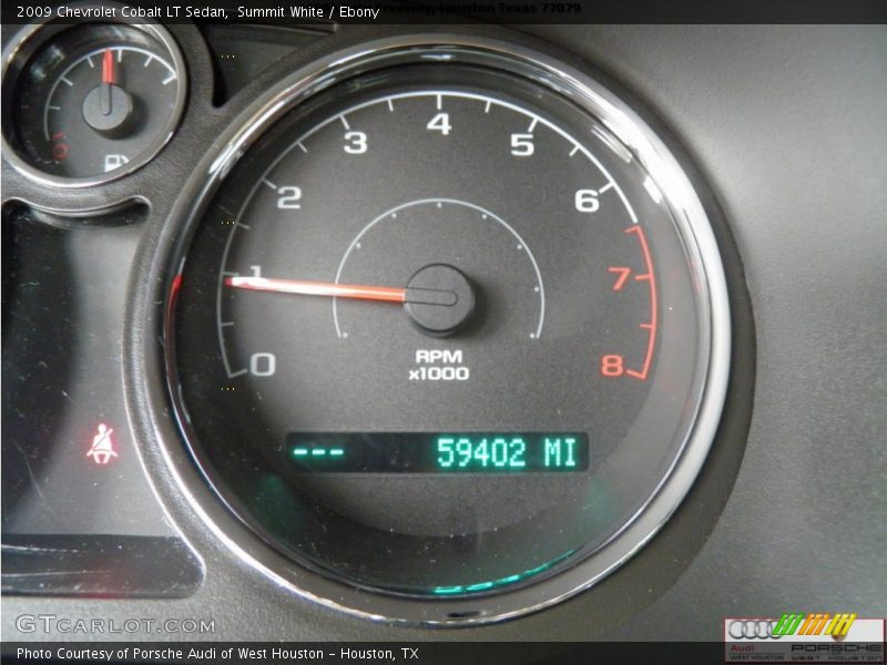 Summit White / Ebony 2009 Chevrolet Cobalt LT Sedan