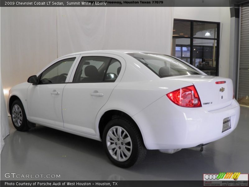 Summit White / Ebony 2009 Chevrolet Cobalt LT Sedan