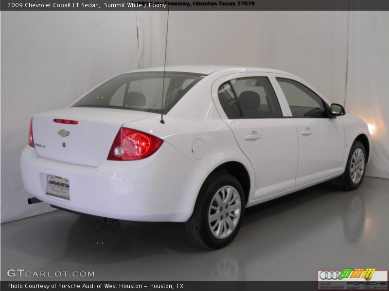 Summit White / Ebony 2009 Chevrolet Cobalt LT Sedan