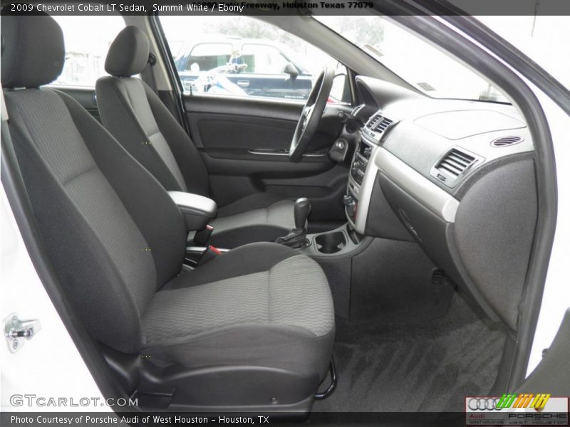 Summit White / Ebony 2009 Chevrolet Cobalt LT Sedan