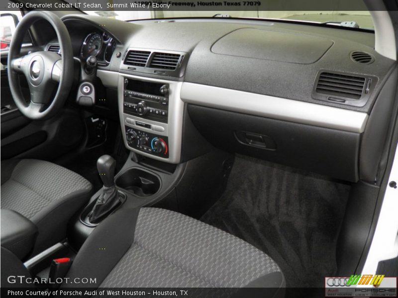 Summit White / Ebony 2009 Chevrolet Cobalt LT Sedan