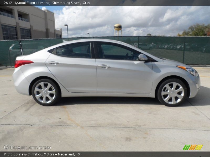  2012 Elantra Limited Shimmering Silver