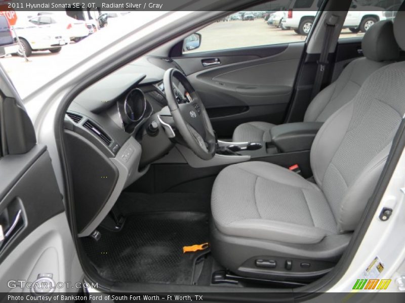  2011 Sonata SE 2.0T Gray Interior