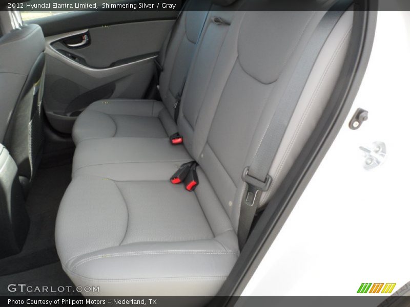 Shimmering Silver / Gray 2012 Hyundai Elantra Limited