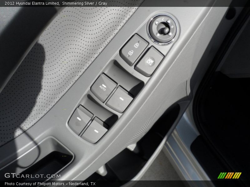 Shimmering Silver / Gray 2012 Hyundai Elantra Limited