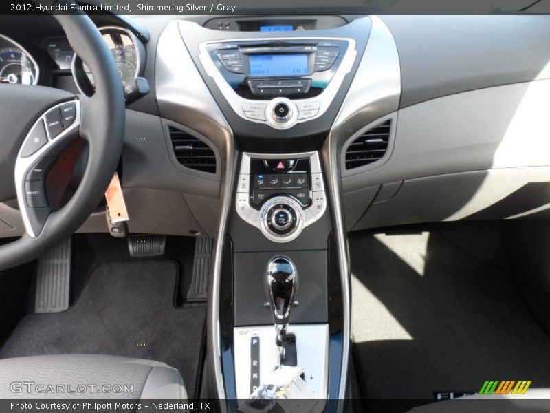 Shimmering Silver / Gray 2012 Hyundai Elantra Limited