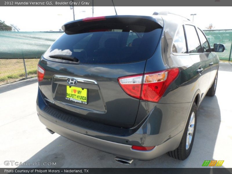Boulder Gray / Gray 2012 Hyundai Veracruz GLS
