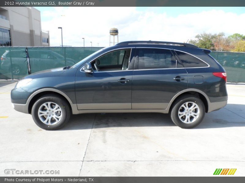Boulder Gray / Gray 2012 Hyundai Veracruz GLS