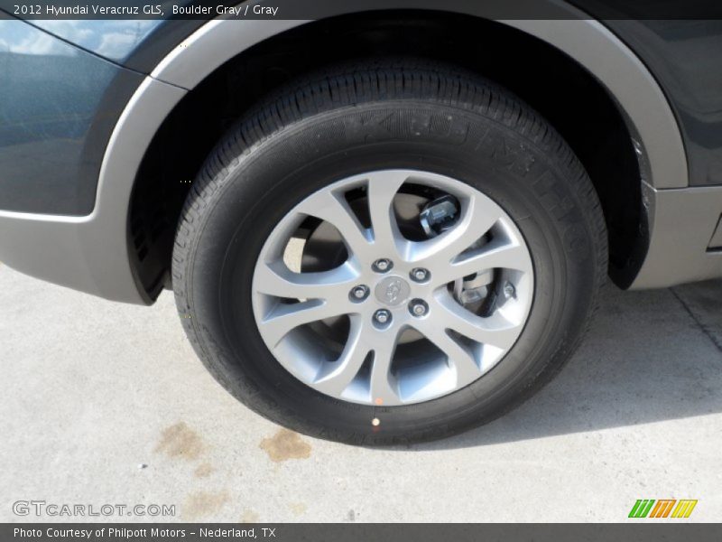 Boulder Gray / Gray 2012 Hyundai Veracruz GLS