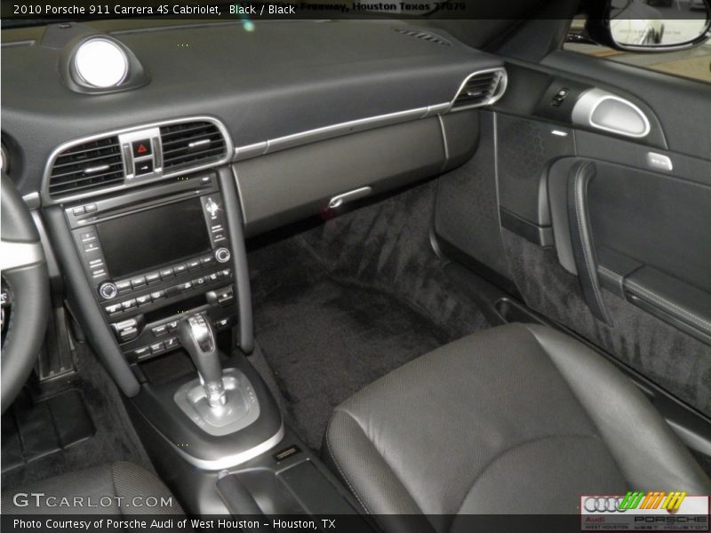 Black / Black 2010 Porsche 911 Carrera 4S Cabriolet