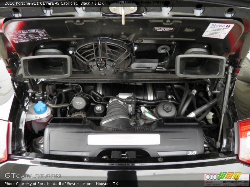 Black / Black 2010 Porsche 911 Carrera 4S Cabriolet