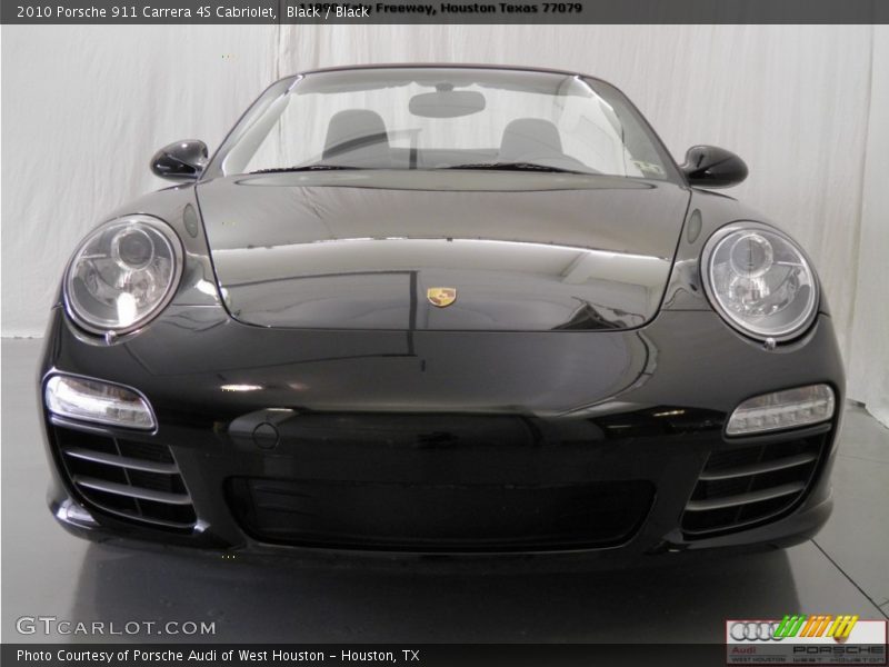 Black / Black 2010 Porsche 911 Carrera 4S Cabriolet