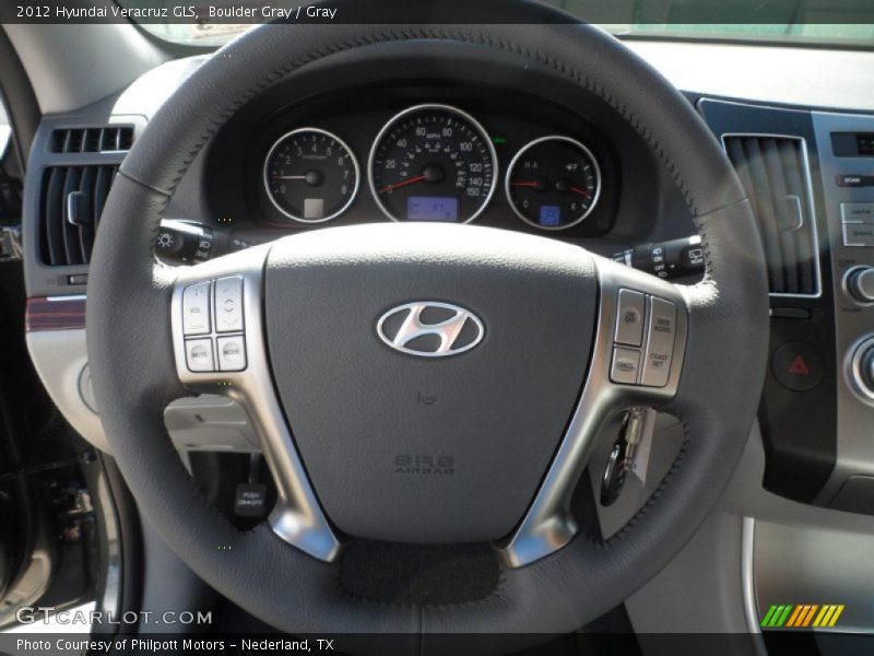 Boulder Gray / Gray 2012 Hyundai Veracruz GLS