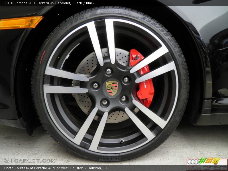 Black / Black 2010 Porsche 911 Carrera 4S Cabriolet