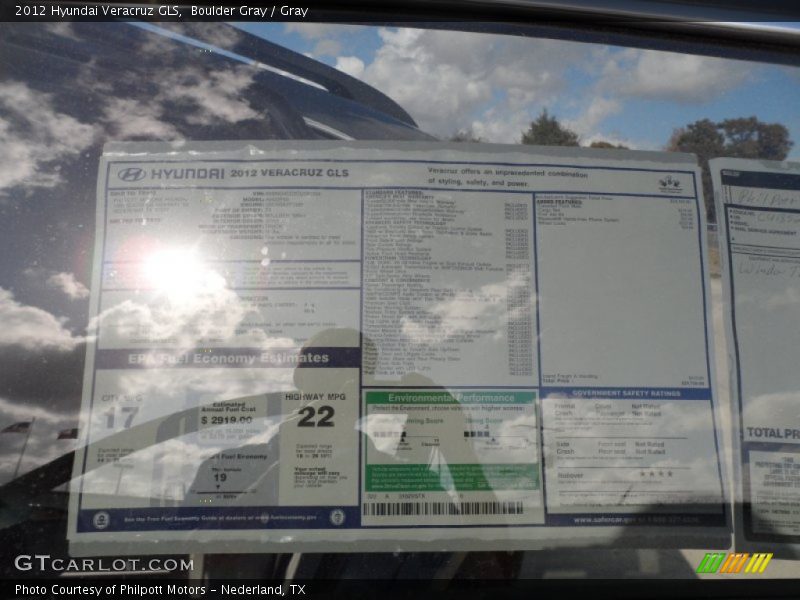 Boulder Gray / Gray 2012 Hyundai Veracruz GLS