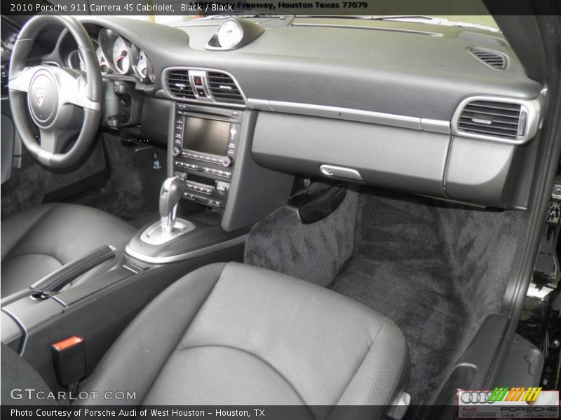 Black / Black 2010 Porsche 911 Carrera 4S Cabriolet
