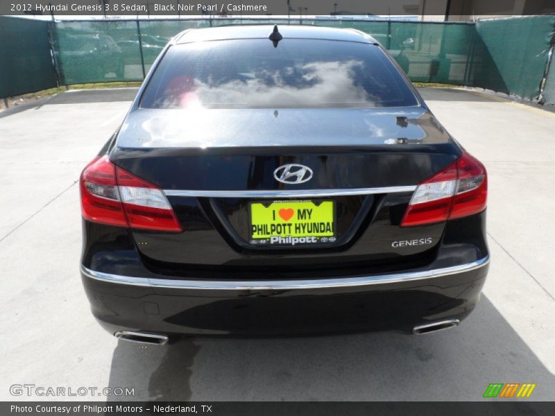 Black Noir Pearl / Cashmere 2012 Hyundai Genesis 3.8 Sedan