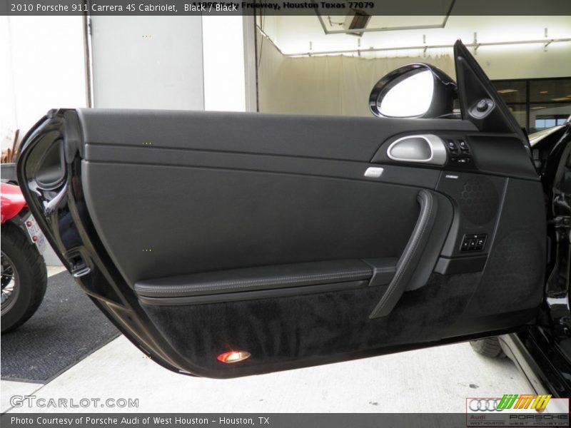 Black / Black 2010 Porsche 911 Carrera 4S Cabriolet