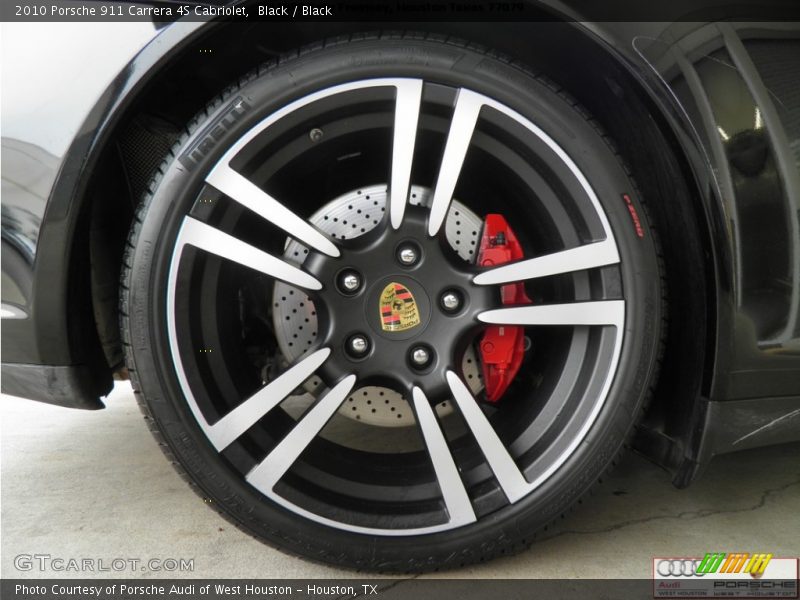 Black / Black 2010 Porsche 911 Carrera 4S Cabriolet