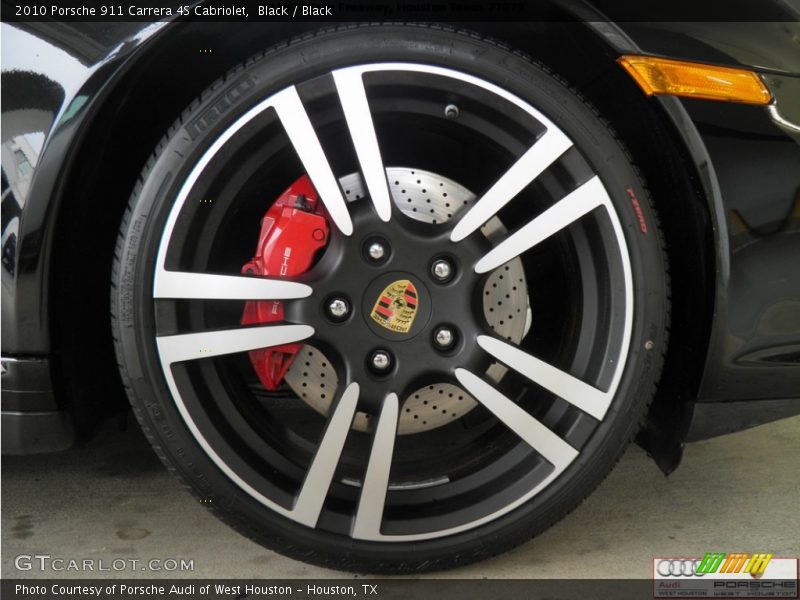 Black / Black 2010 Porsche 911 Carrera 4S Cabriolet