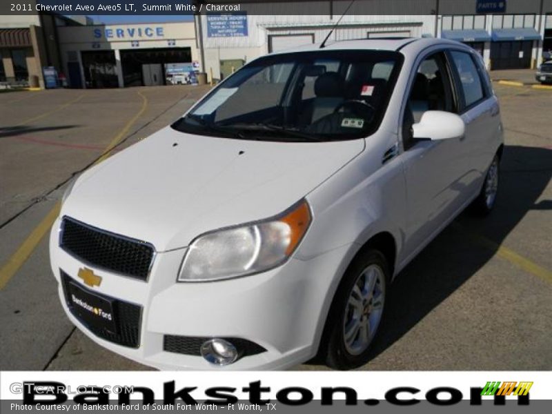 Summit White / Charcoal 2011 Chevrolet Aveo Aveo5 LT