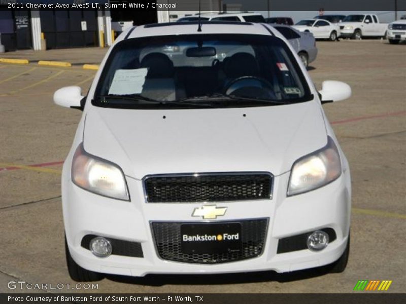 Summit White / Charcoal 2011 Chevrolet Aveo Aveo5 LT