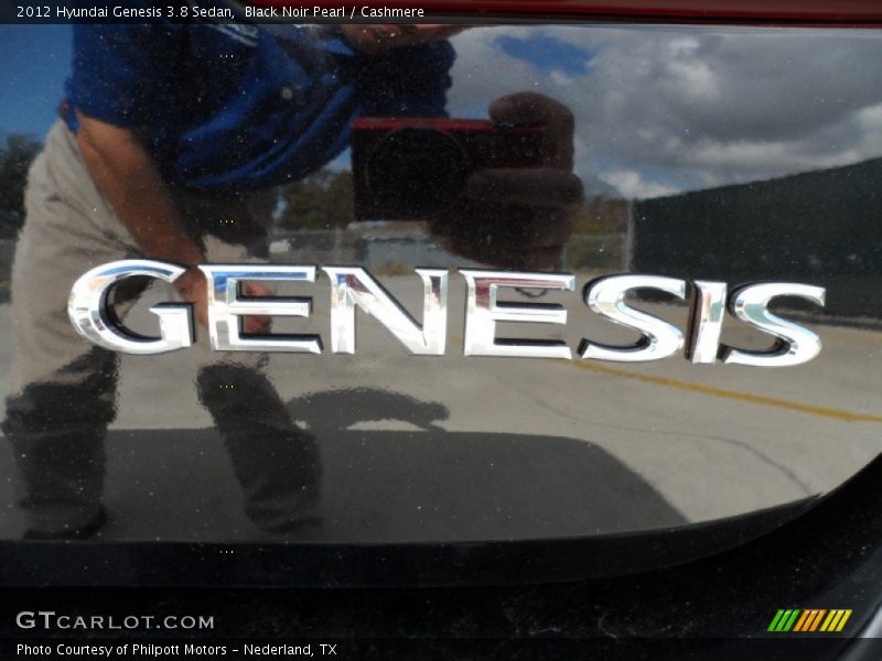 Black Noir Pearl / Cashmere 2012 Hyundai Genesis 3.8 Sedan