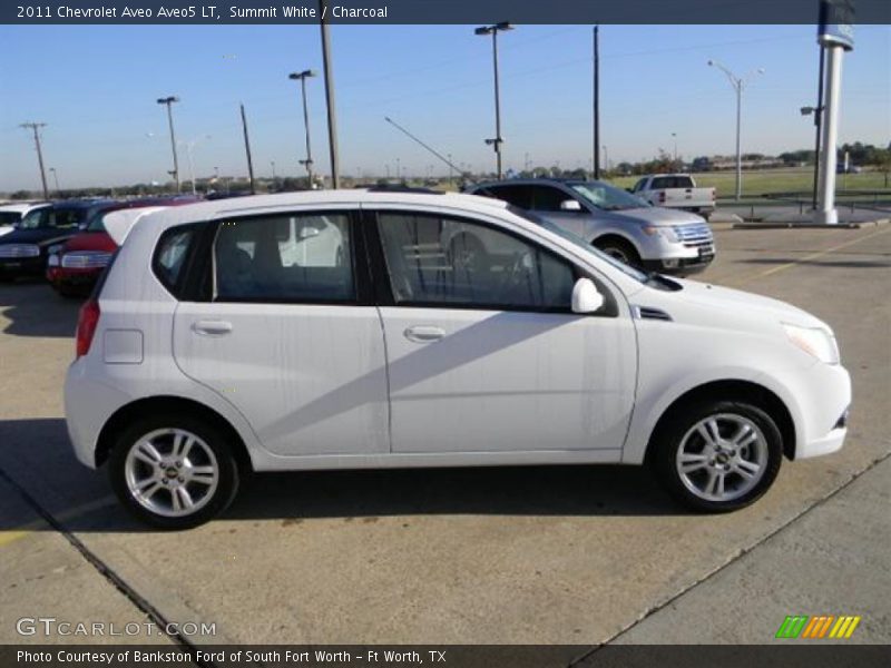 Summit White / Charcoal 2011 Chevrolet Aveo Aveo5 LT