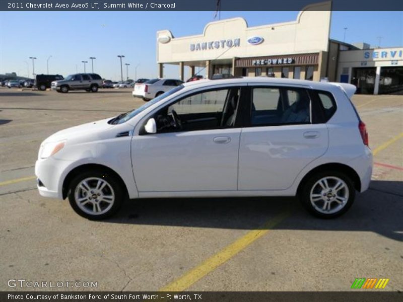 Summit White / Charcoal 2011 Chevrolet Aveo Aveo5 LT