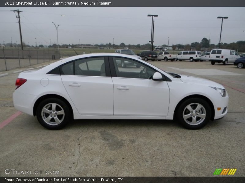 Summit White / Medium Titanium 2011 Chevrolet Cruze LT