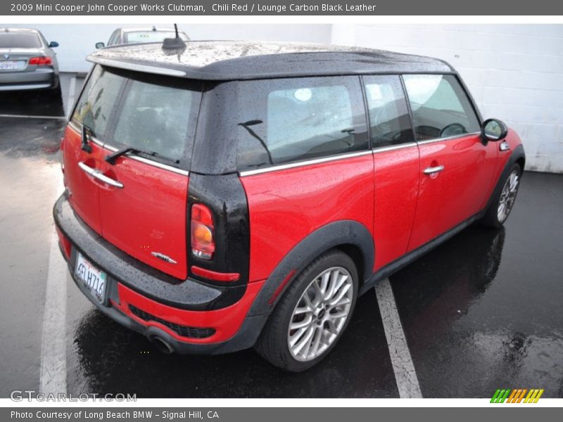 Chili Red / Lounge Carbon Black Leather 2009 Mini Cooper John Cooper Works Clubman
