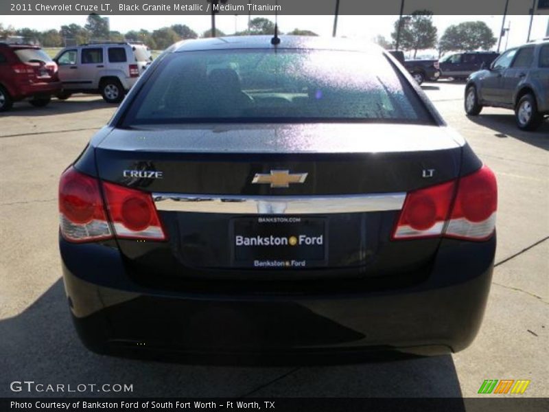 Black Granite Metallic / Medium Titanium 2011 Chevrolet Cruze LT