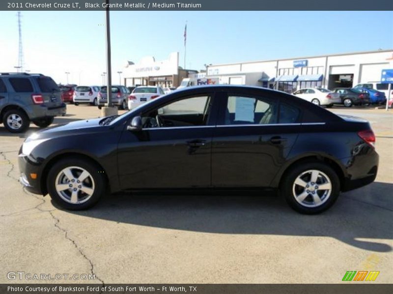 Black Granite Metallic / Medium Titanium 2011 Chevrolet Cruze LT