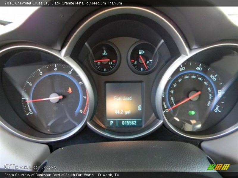 Black Granite Metallic / Medium Titanium 2011 Chevrolet Cruze LT