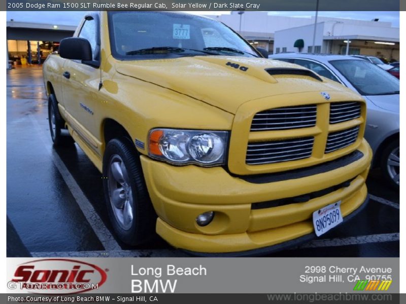 Solar Yellow / Dark Slate Gray 2005 Dodge Ram 1500 SLT Rumble Bee Regular Cab