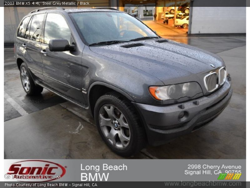 Steel Grey Metallic / Black 2003 BMW X5 4.4i