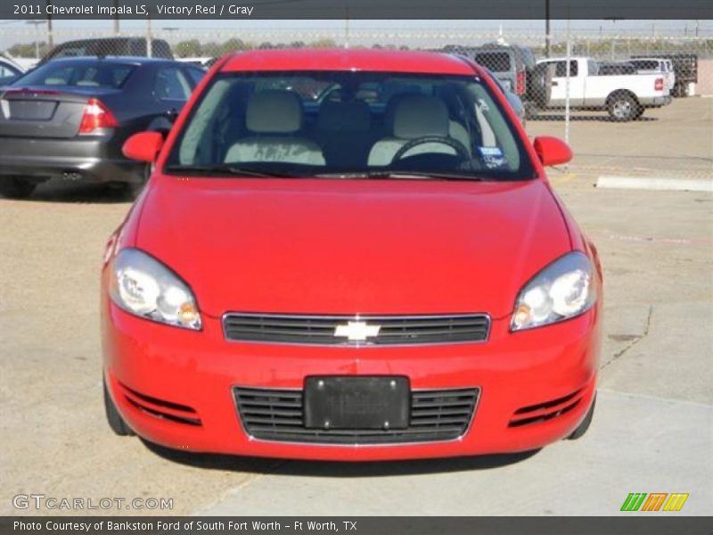 Victory Red / Gray 2011 Chevrolet Impala LS