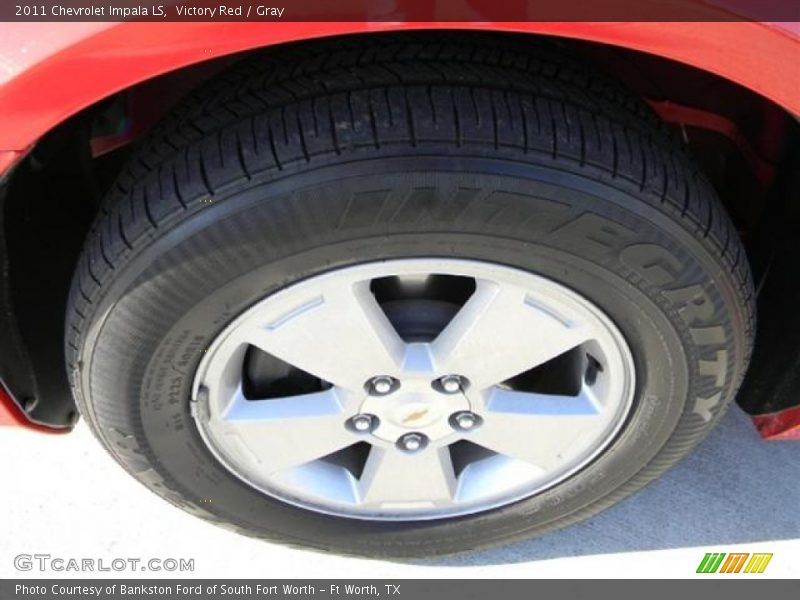 Victory Red / Gray 2011 Chevrolet Impala LS