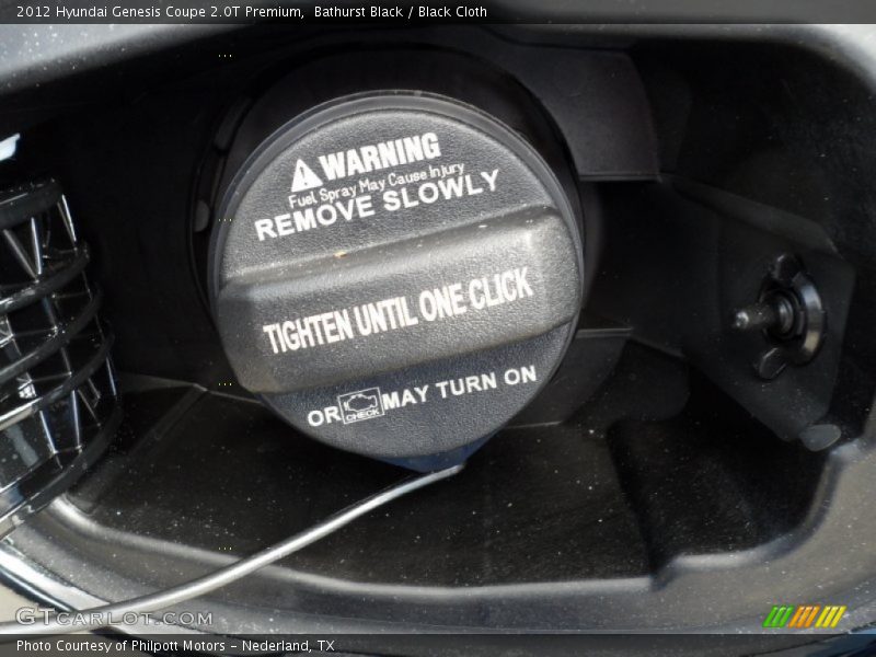 Bathurst Black / Black Cloth 2012 Hyundai Genesis Coupe 2.0T Premium
