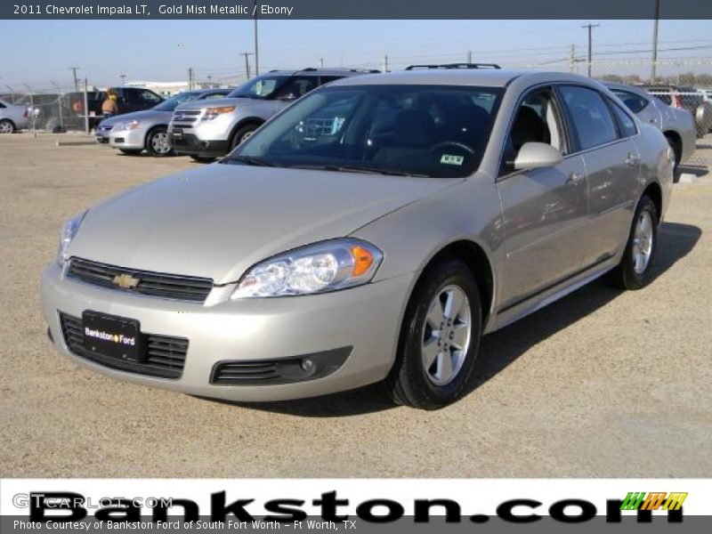 Gold Mist Metallic / Ebony 2011 Chevrolet Impala LT