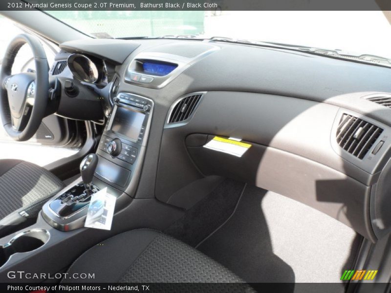 Bathurst Black / Black Cloth 2012 Hyundai Genesis Coupe 2.0T Premium