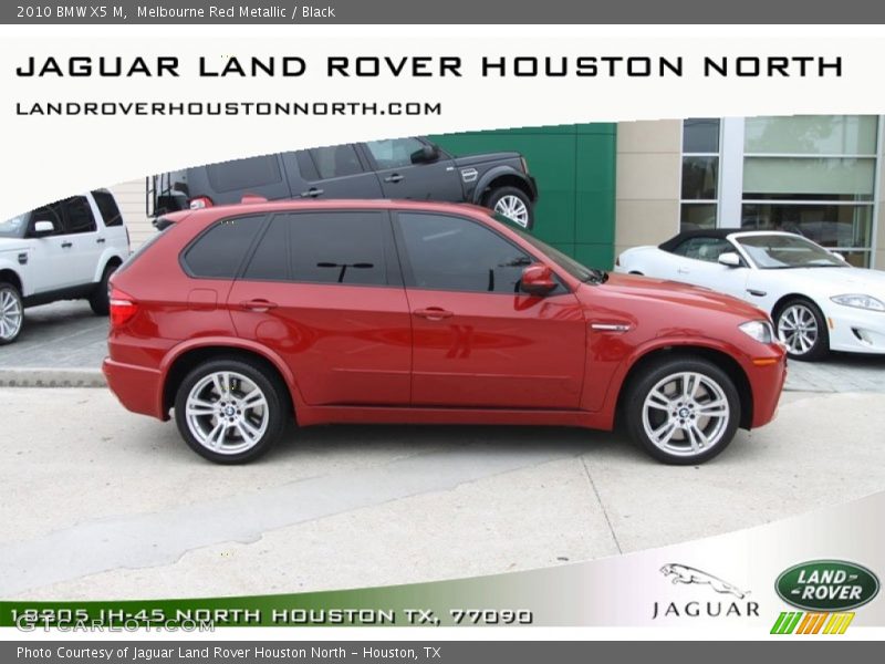 Melbourne Red Metallic / Black 2010 BMW X5 M