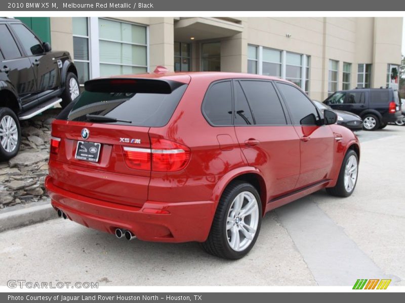 Melbourne Red Metallic / Black 2010 BMW X5 M