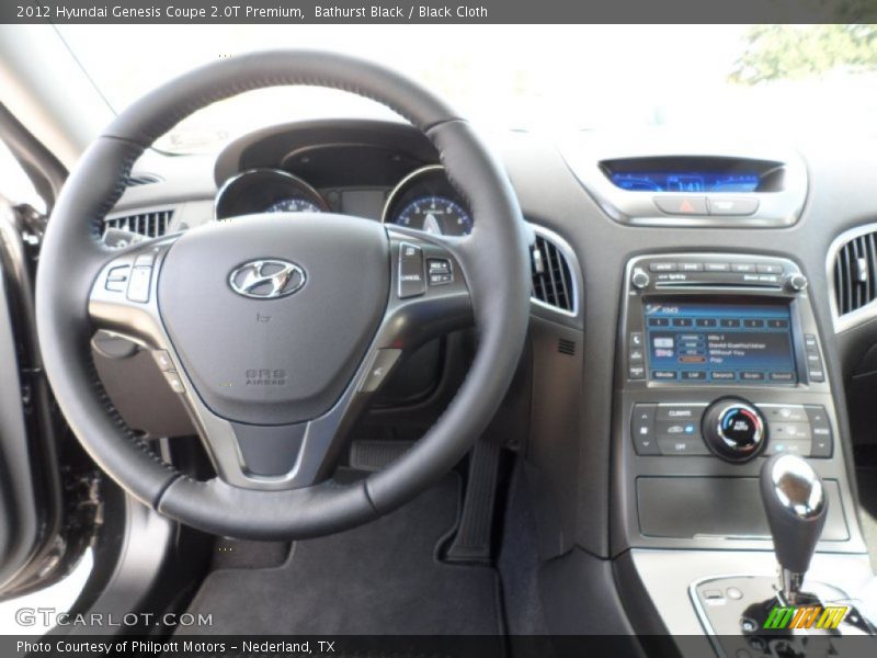 Dashboard of 2012 Genesis Coupe 2.0T Premium