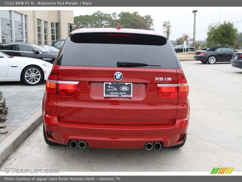 Melbourne Red Metallic / Black 2010 BMW X5 M
