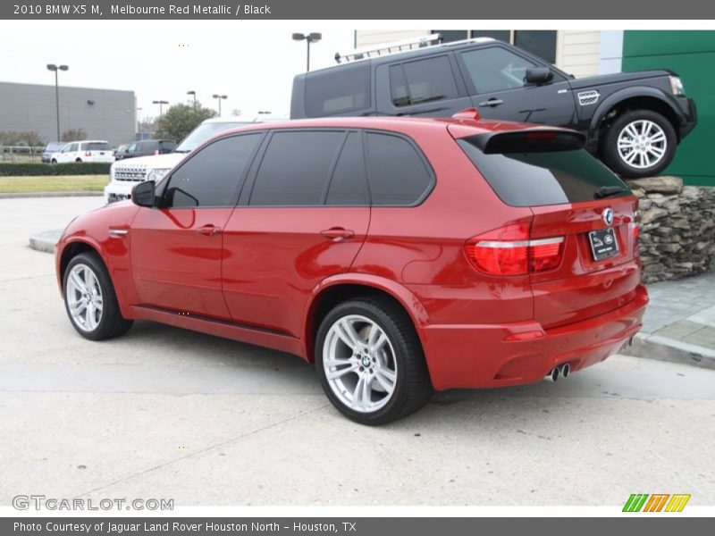 Melbourne Red Metallic / Black 2010 BMW X5 M