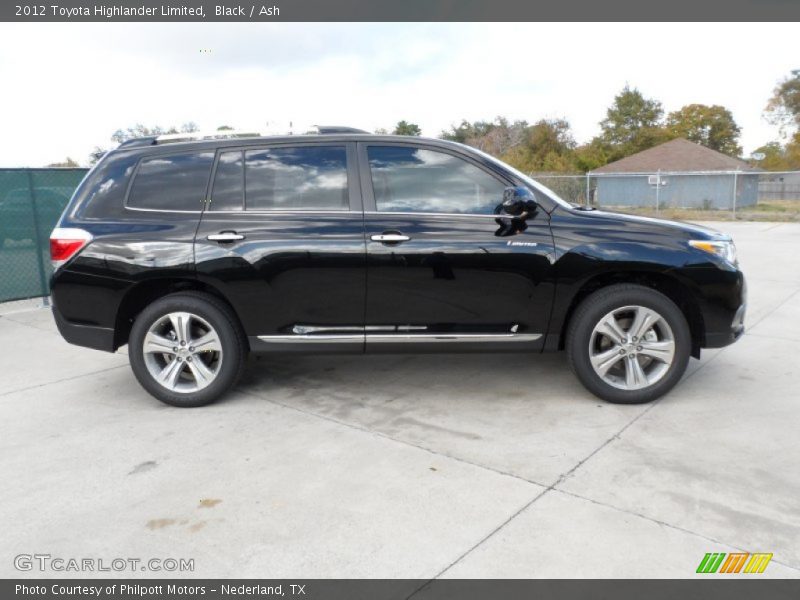 Black / Ash 2012 Toyota Highlander Limited